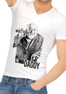 Grappige T-Shirts - Wie is je vader - S