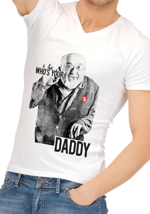 Grappige T-Shirts - Wie is je vader - S