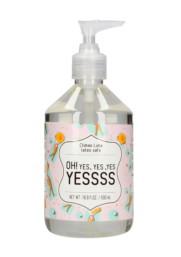 Climax Glijmiddel op Waterbasis - OH Yes, Yes, Yes, YESSSS - 500 ml