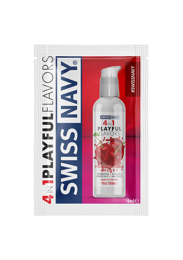 Playful 4 In 1 Glijmiddel Met Poppin Wild Cherry-Smaak - 5ml