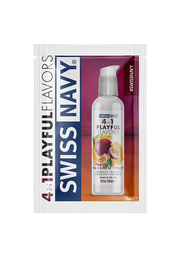 Playful 4 In 1 Glijmiddel Met Wild Passion Fruit-Smaak - 5ml