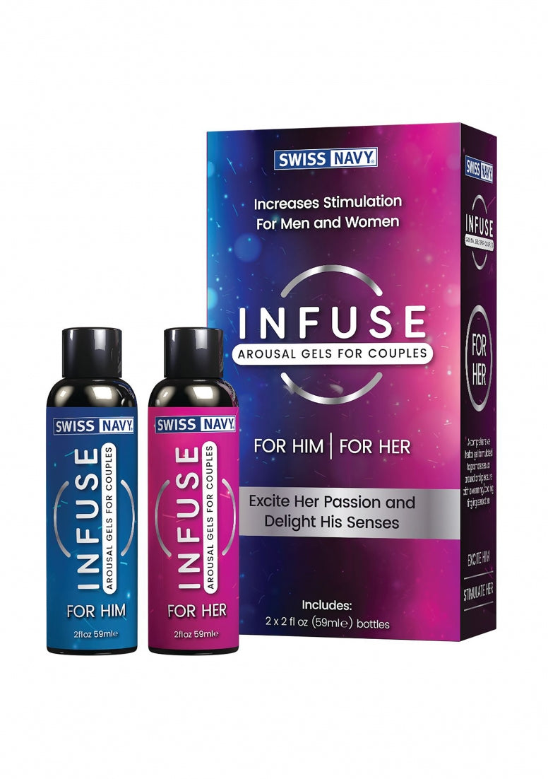 Infuse - 2 in 1 stimulerende gel voor koppels - 2 x 2 fl oz / 59 ml
