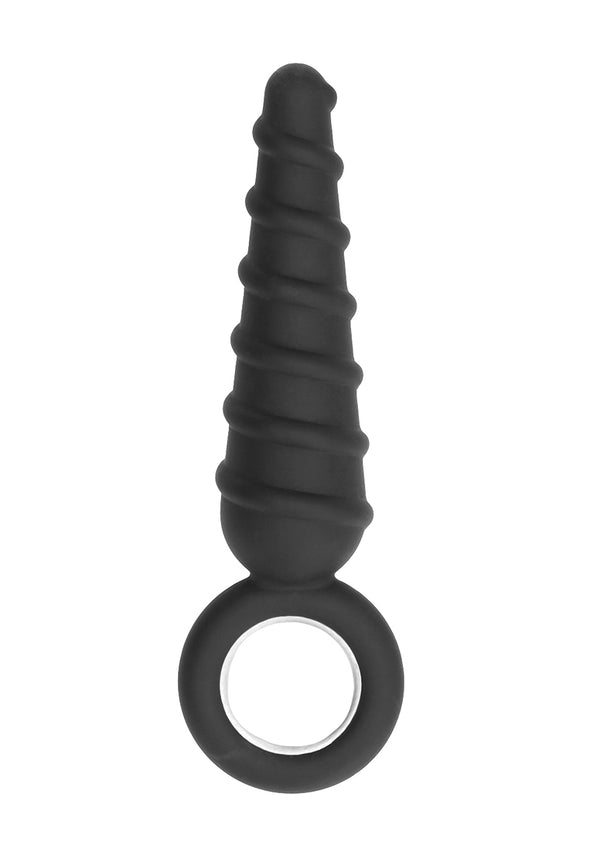 Nr. 60 - Dildo Met Metalen Ring - Zwart