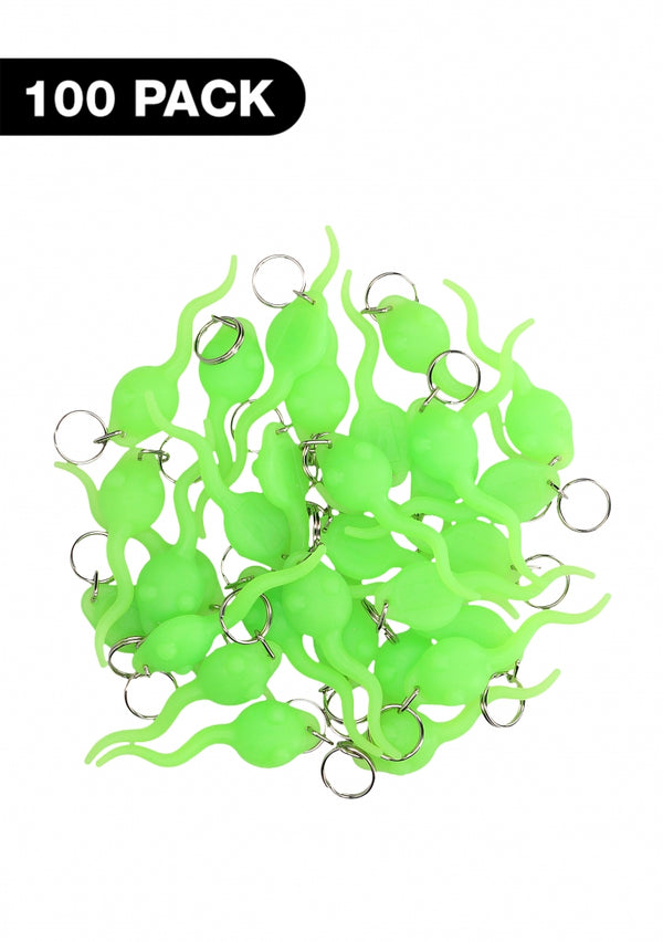 Sperma sleutelhangers - 100 st.