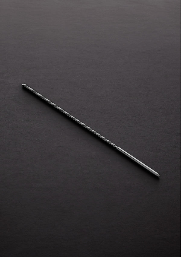 DIP STICK geribbeld (4x240mm) - geborsteld staal