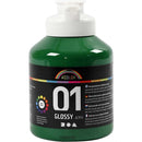 acrylverf glossy 500ml donkergroen
