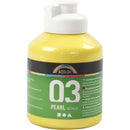 acrylverf metallic 500ml geel