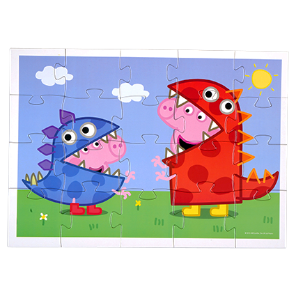 Peppa Pig - Deco puzzel - Peppa / George