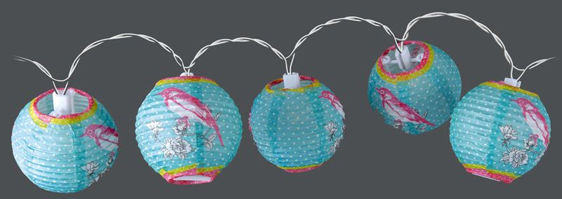 Feestverlichting lampionnen  - rond blauw