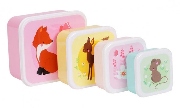 lunchset Bosvriendjes junior PE 4-delig