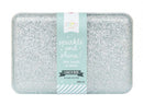 lunchbox glitter 850 ml PP zilver