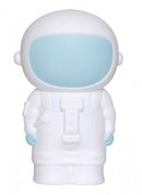 spaarpot Astronaut 16,5 cm PVC wit