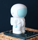spaarpot Astronaut 16,5 cm PVC wit