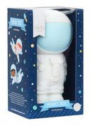 spaarpot Astronaut 16,5 cm PVC wit