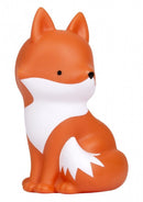 spaarpot Vos 18,7 cm PVC oranje