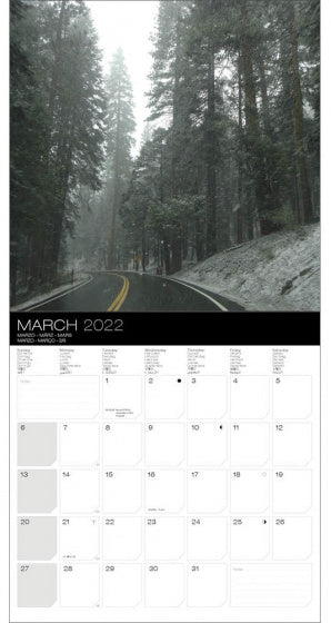 wandkalender 2022 California 30 x 30 cm papier