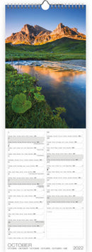 wandkalender 2022 Seasons 49 x 16 cm papier