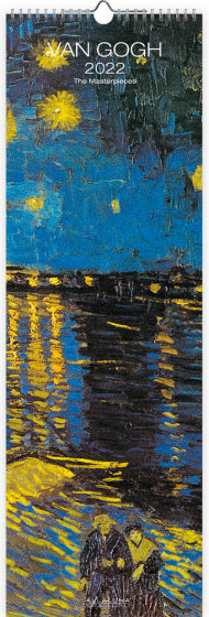 wandkalender 2022 Van Gogh 49 x 16 cm papier