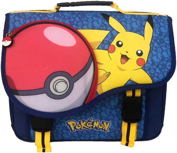 schooltas Pokémon junior 16 x 34 x 38 cm polyester blauw