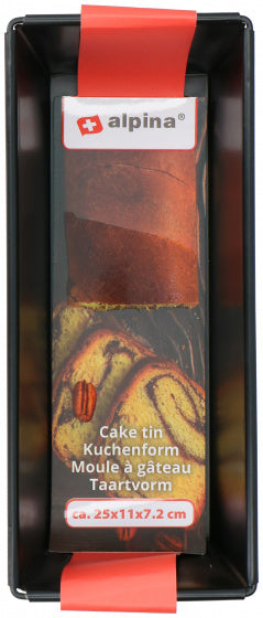 Alpina Cakevorm 25x11x7.2 cm Zwart