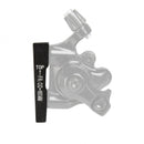 adapter flat mount schijfrem achter 160 mm zwart