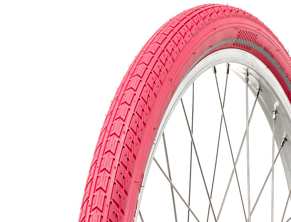 Buitenband Ortem Toro 24 x 1.75 (47-507) met reflectie fuchsia