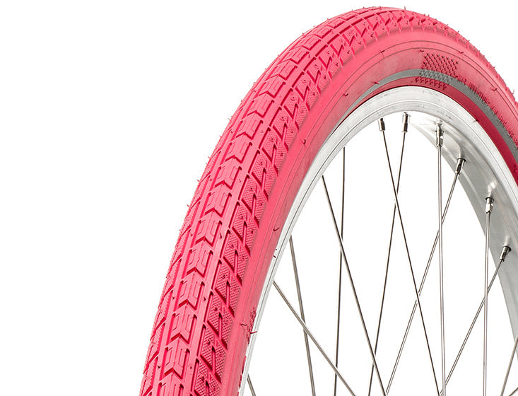 Buitenband Ortem Toro 24 x 1.75 (47-507) met reflectie fuchsia