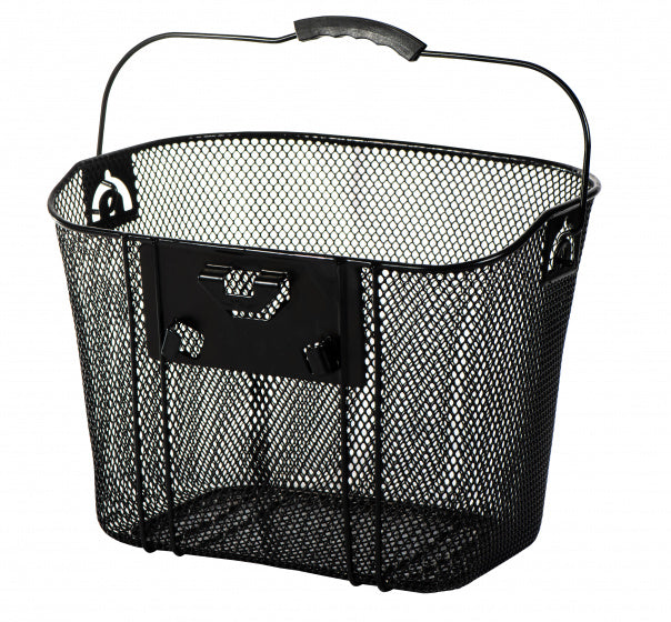 fietsmand 13 liter voor staal zwart
