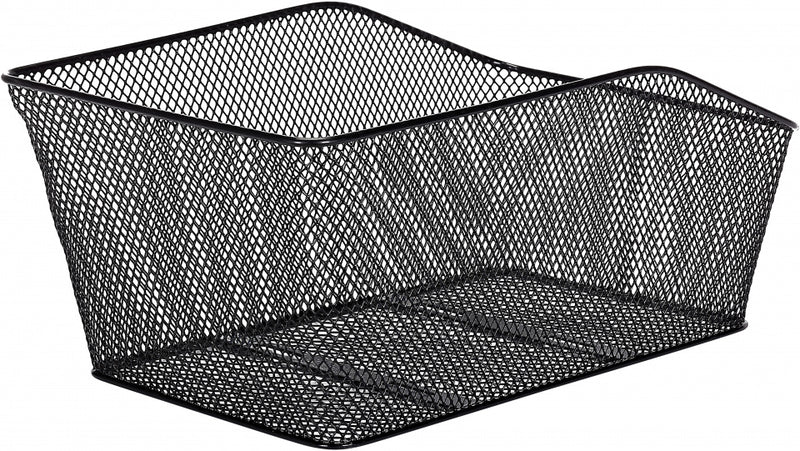 fietsmand 27,5 liter achter staal zwart