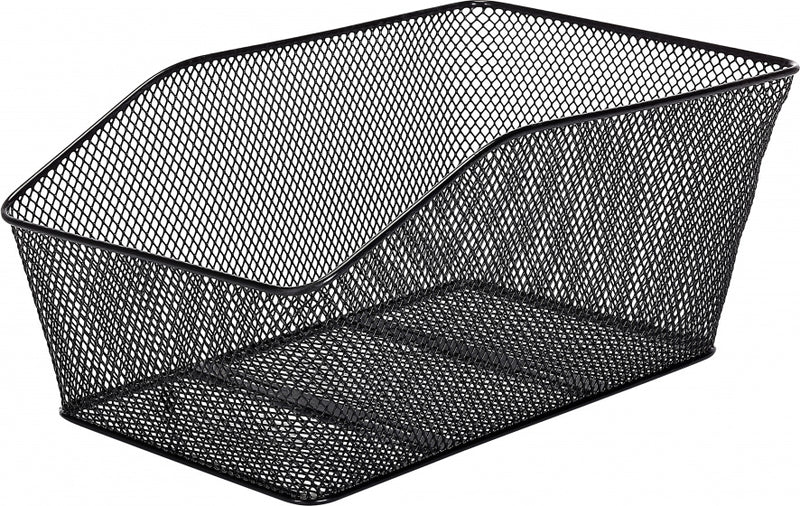 fietsmand 27,5 liter achter staal zwart