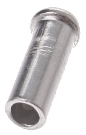 kabel antirafel eindnippel 1,2 mm 100 stuks