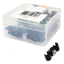 Kabelklem dubbel Bofix met parkers (25 stuks)