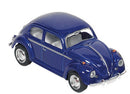schaalmodel Volkswagen Kever 1967 metaal 1:64 blauw