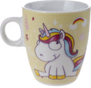 mok eenhoorn porselein 250 ml geel