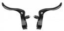 remgrepenset V-brake 2-vinger zwart 2-delig