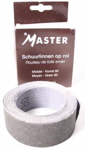 Master schuurlinnen Cyclus korrel 80 - medium - rol à 5 meter