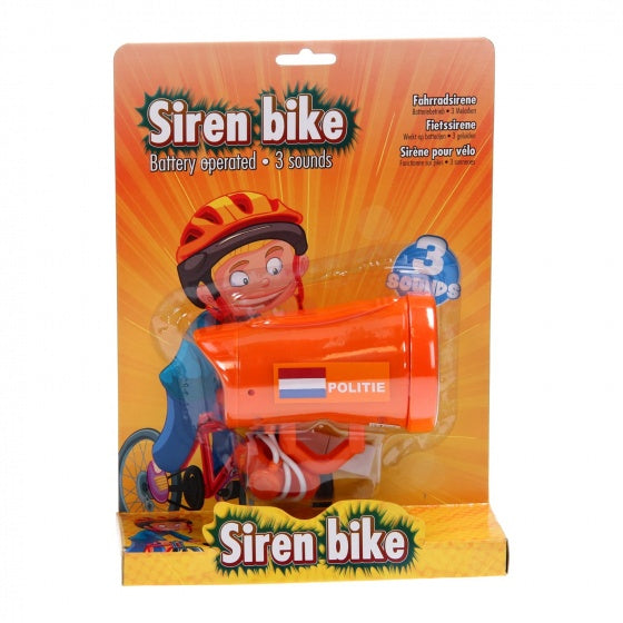 Fiets Sirene Politie NL Oranje