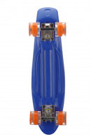 skateboard Flip-Ít met ledverlichting 55,5 cm blauw/oranje