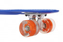 skateboard Flip-Ít met ledverlichting 55,5 cm blauw/oranje