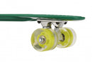 skateboard Flip-Ít met ledverlichting 55,5 cm groen/lime