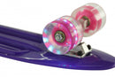 skateboard Flip-Ít met ledverlichting 55,5 cm paars/roze