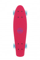 Amigo Skateboard ABEC 7 met LED Verlichting Roze/Blauw 55,5 cm