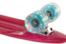 Amigo Skateboard ABEC 7 met LED Verlichting Roze/Blauw 55,5 cm