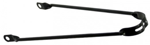 Spatbordstang 24 inch aluminium - zwart