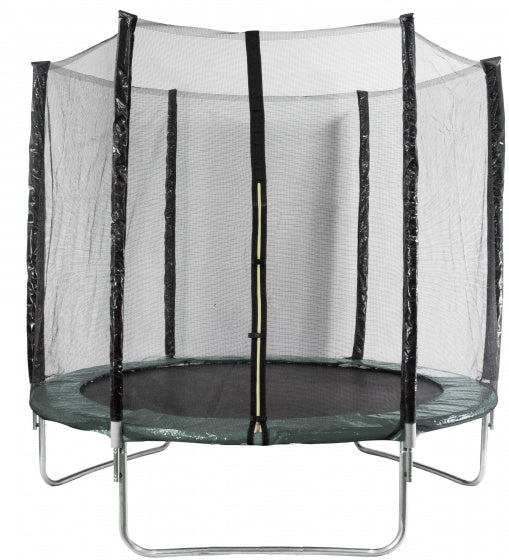 trampoline met veiligheidsnet 305 cm donkergroen