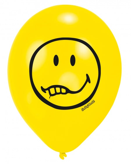Smiley Express Yourself Ballonnen, 6st.