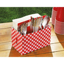 bestekhouder Picknick Party 19 x 11,4 x 17,7 cm