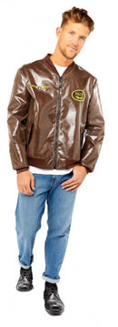 bomberjack Piloot polyester bruin maat L