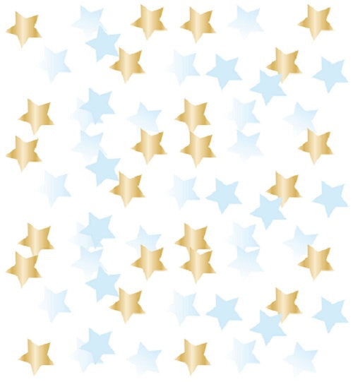 confetti 1st Birthday jongens 14 gr papier blauw/goud