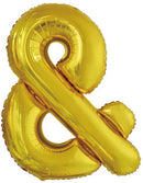 folieballon &-teken 86 cm goud